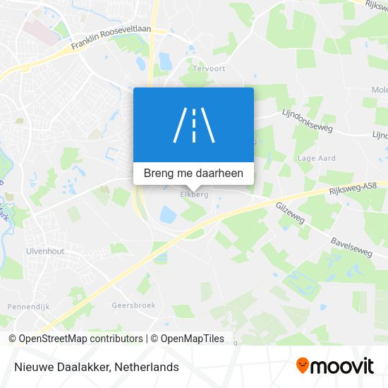 Nieuwe Daalakker kaart