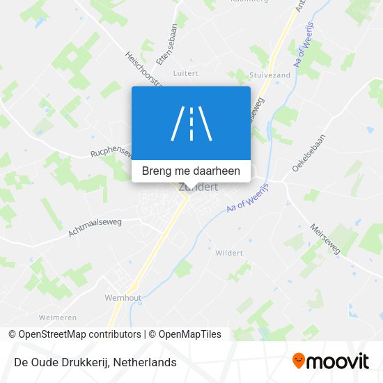De Oude Drukkerij kaart
