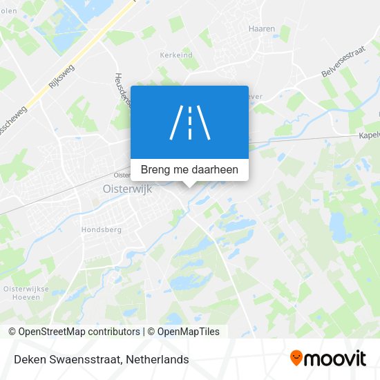Deken Swaensstraat kaart