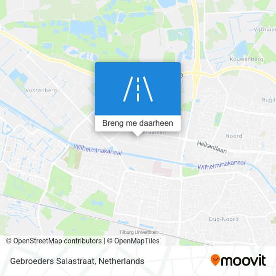 Gebroeders Salastraat kaart