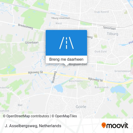 J. Asselbergsweg kaart