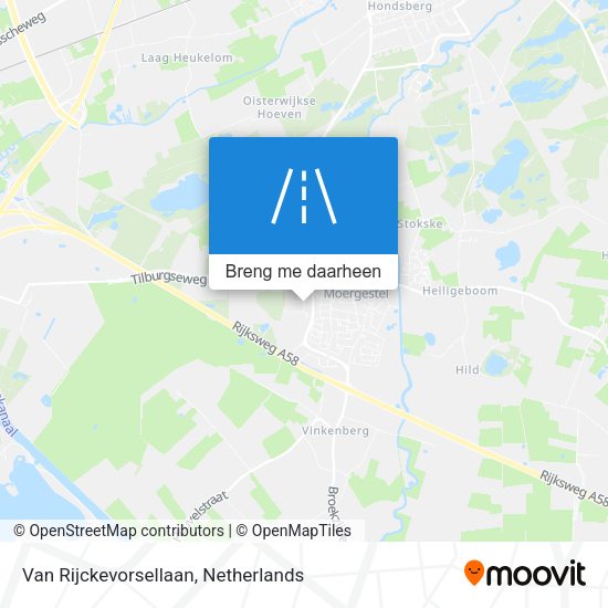 Van Rijckevorsellaan kaart