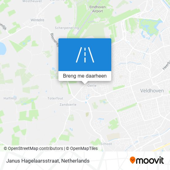 Janus Hagelaarsstraat kaart