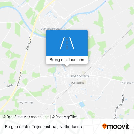 Burgemeester Teijssenstraat kaart