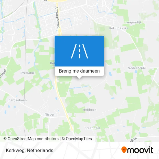 Kerkweg kaart