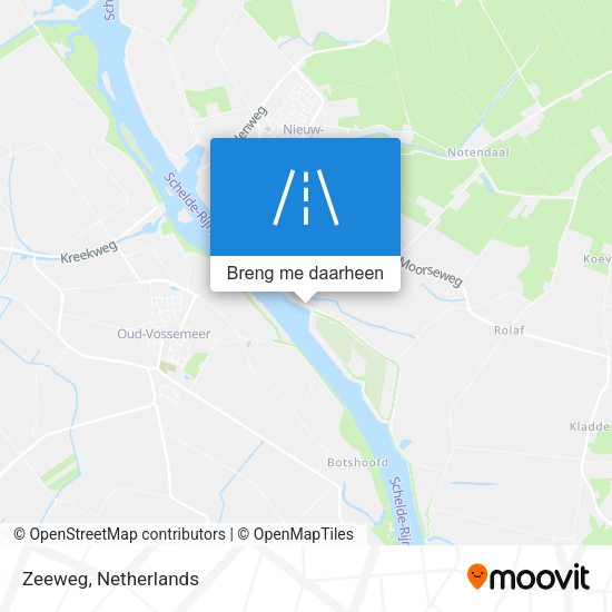 Zeeweg kaart