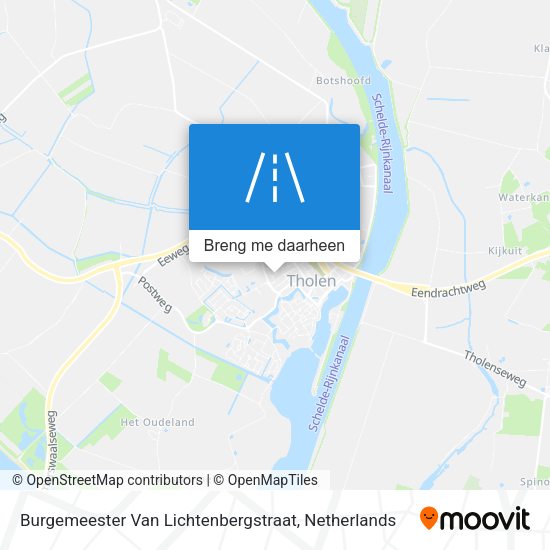 Burgemeester Van Lichtenbergstraat kaart