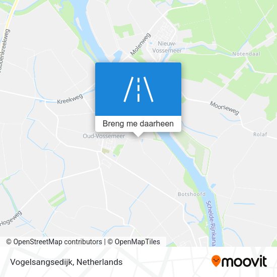 Vogelsangsedijk kaart