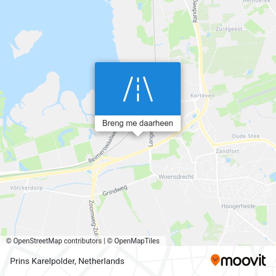 Prins Karelpolder kaart