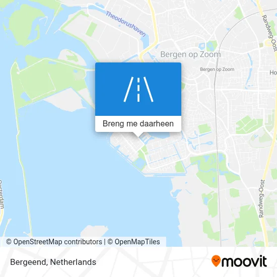 Bergeend kaart