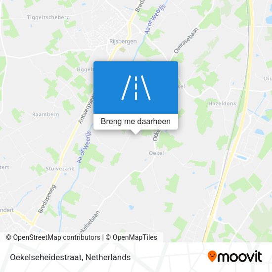 Oekelseheidestraat kaart