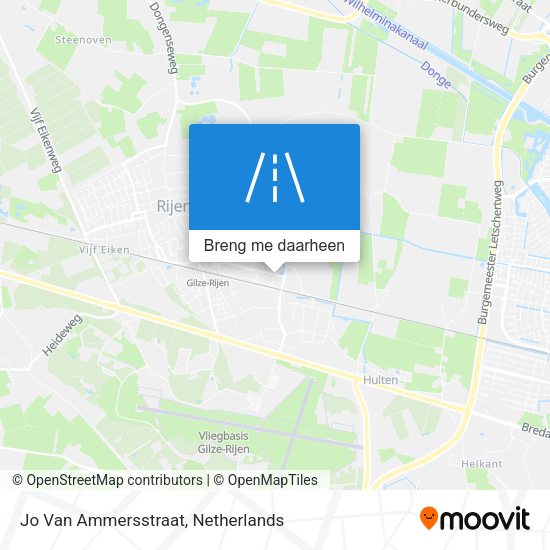 Jo Van Ammersstraat kaart