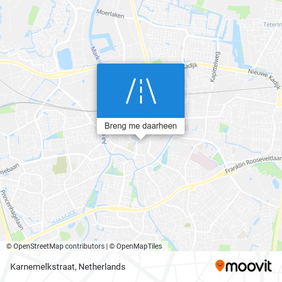 Karnemelkstraat kaart