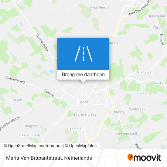 Maria Van Brabantstraat kaart
