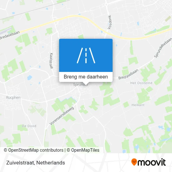 Zuivelstraat kaart