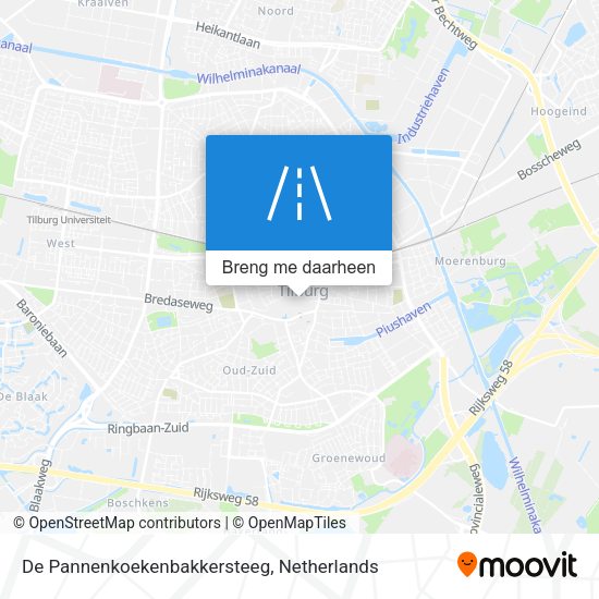 De Pannenkoekenbakkersteeg kaart
