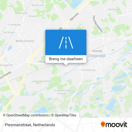 Plesmanstraat kaart