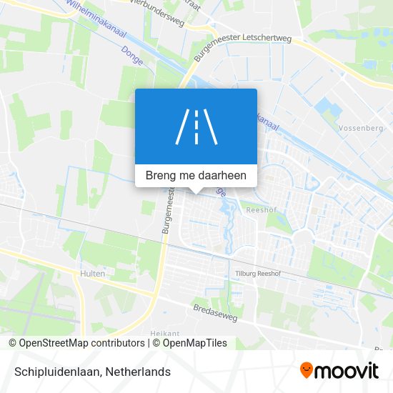 Schipluidenlaan kaart