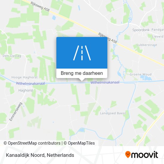 Kanaaldijk Noord kaart
