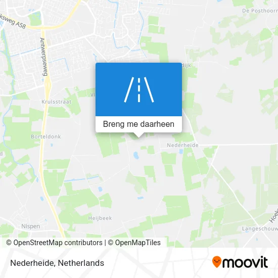 Nederheide kaart