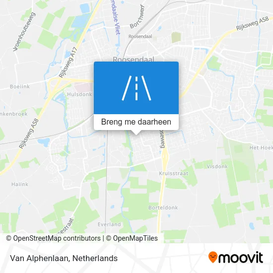 Van Alphenlaan kaart