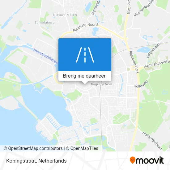 Koningstraat kaart