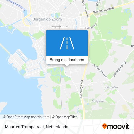 Maarten Trompstraat kaart