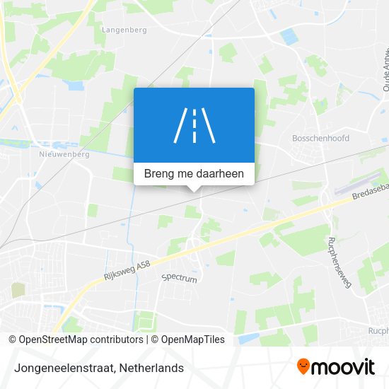 Jongeneelenstraat kaart