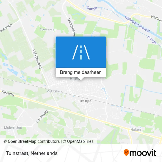 Tuinstraat kaart