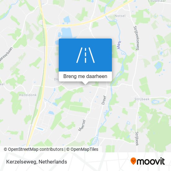 Kerzelseweg kaart