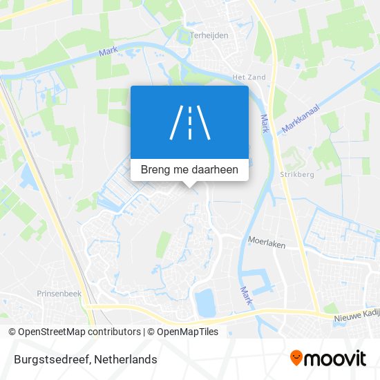 Burgstsedreef kaart