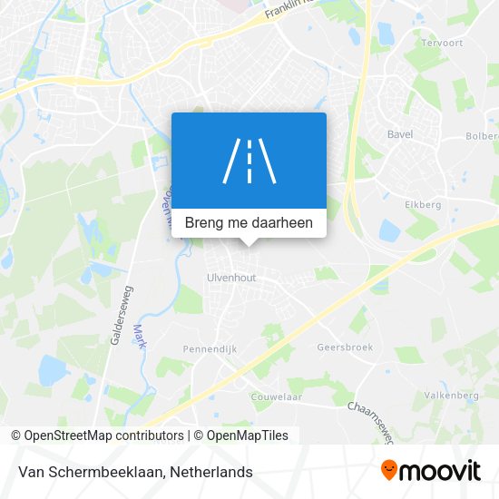 Van Schermbeeklaan kaart