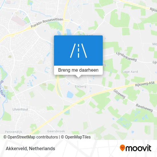 Akkerveld kaart