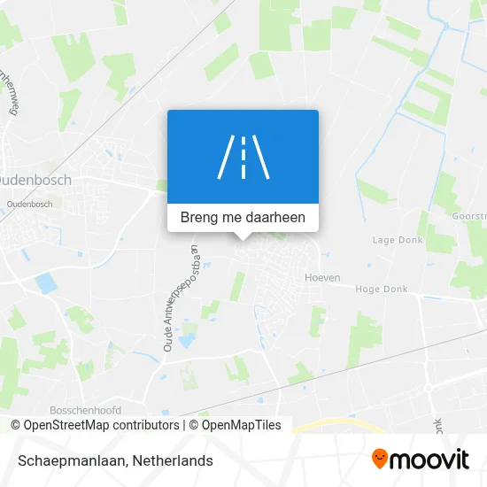 Schaepmanlaan kaart