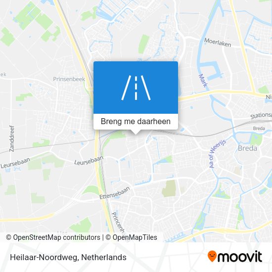 Heilaar-Noordweg kaart