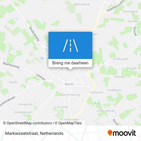 Markiezaatstraat kaart