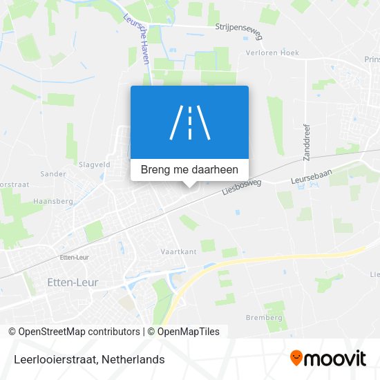 Leerlooierstraat kaart