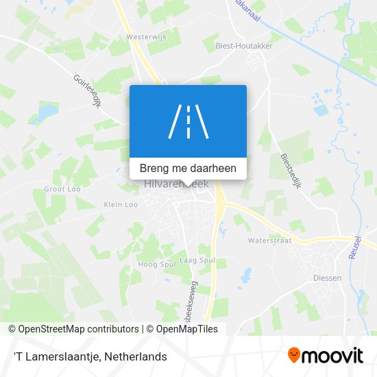 'T Lamerslaantje kaart