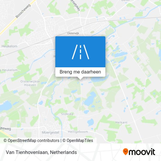 Van Tienhovenlaan kaart