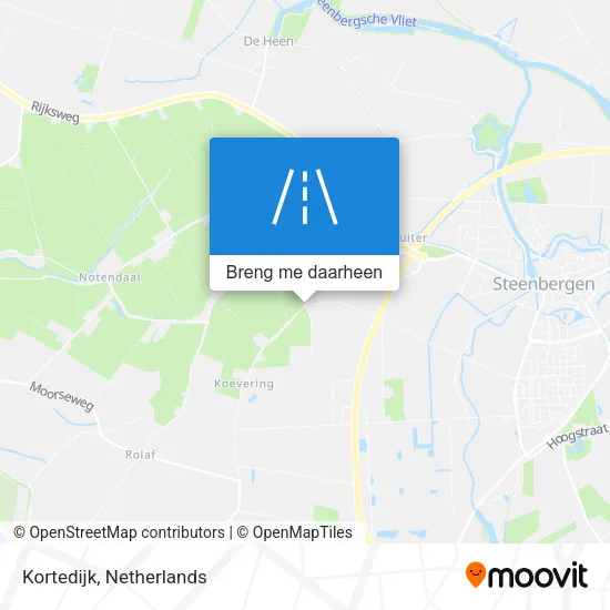 Kortedijk kaart
