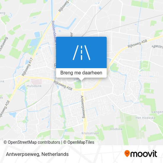 Antwerpseweg kaart