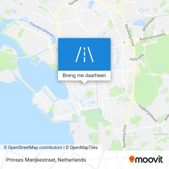 Prinses Marijkestraat kaart