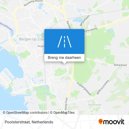 Poolsterstraat kaart