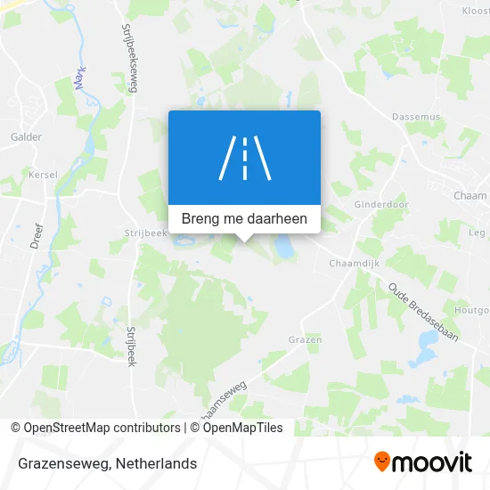 Grazenseweg kaart