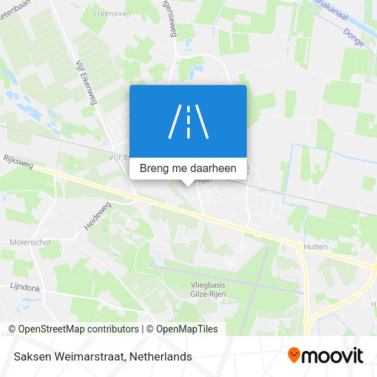 Saksen Weimarstraat kaart