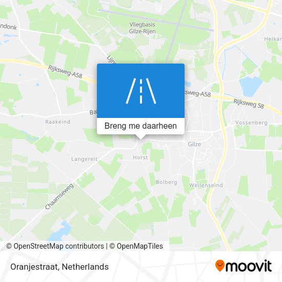 Oranjestraat kaart