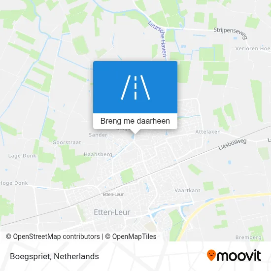 Boegspriet kaart