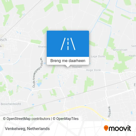 Venkelweg kaart