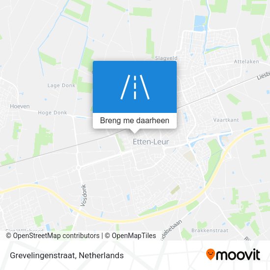 Grevelingenstraat kaart