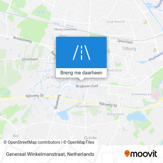 Generaal Winkelmanstraat kaart